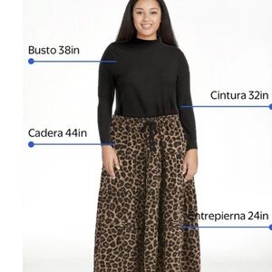 Leopard Print Maxi Skirt